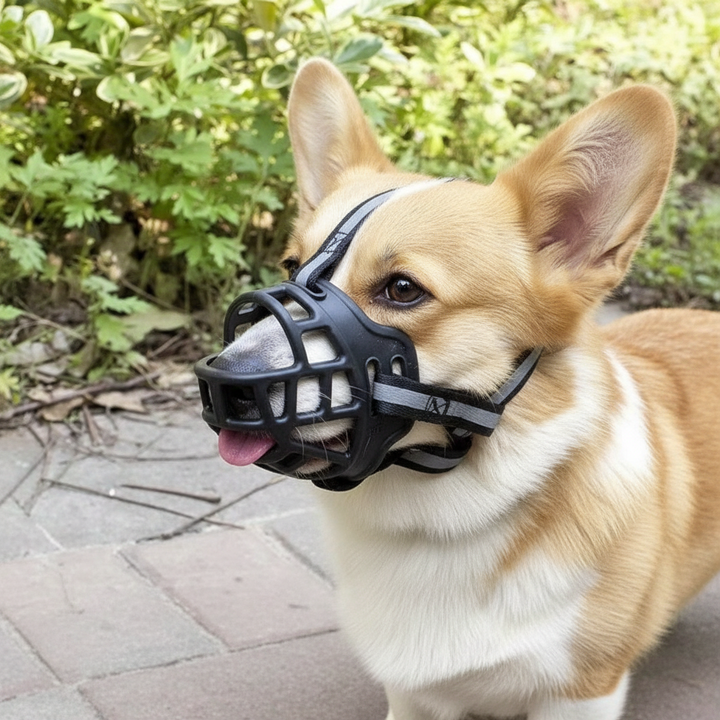 Muselière Confortable pour Chien - Ajustable et Respirante