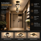 ORBÉLIA™ - Plafoniera a LED a doppio anello design 3 colori