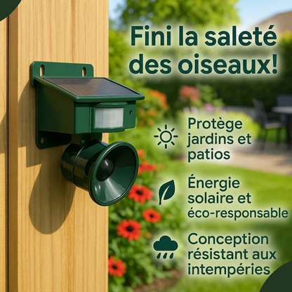 Répulsif Solaire Intelligent Pour Pigeons Avec Détection De Mouvement