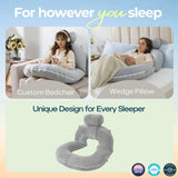 Oreiller Ergonomique Multifonctionnel pour Lecture et Détente