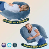 Oreiller Ergonomique Multifonctionnel pour Lecture et Détente