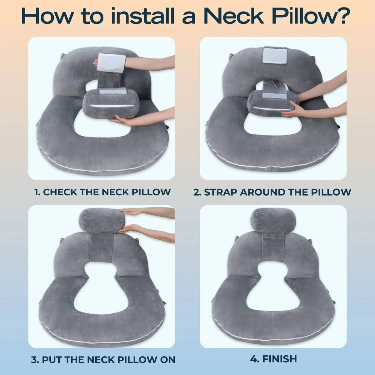 Oreiller Ergonomique Multifonctionnel pour Lecture et Détente