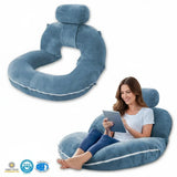 Oreiller Ergonomique Multifonctionnel pour Lecture et Détente