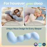 Oreiller Ergonomique en Mousse à Mémoire de Forme - Confort Optimal pour Sommeil Latéral