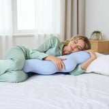 Oreiller Ergonomique en Mousse à Mémoire de Forme - Confort Optimal pour Sommeil Latéral