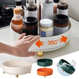 Organisateur de Cuisine Rotatif 360° - Plateau Tournant Pratique pour Placard et Bureau