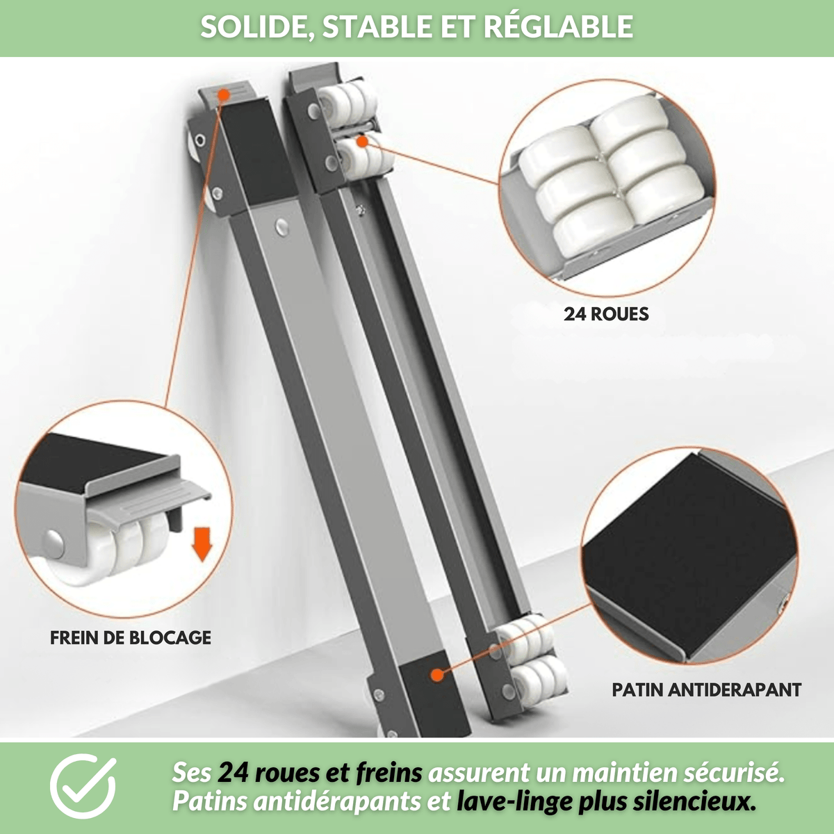 Glisséo - détail roues