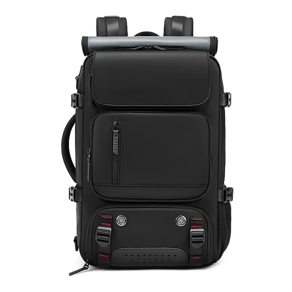 Zaino da viaggio TRAVELMAX impermeabile con porta USB e scomparto per scarpe