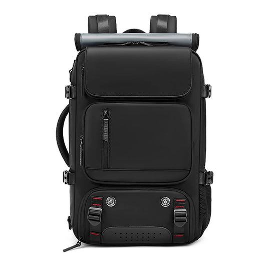 Zaino da viaggio TRAVELMAX impermeabile con porta USB e scomparto per scarpe