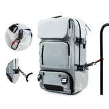 Zaino da viaggio TRAVELMAX impermeabile con porta USB e scomparto per scarpe