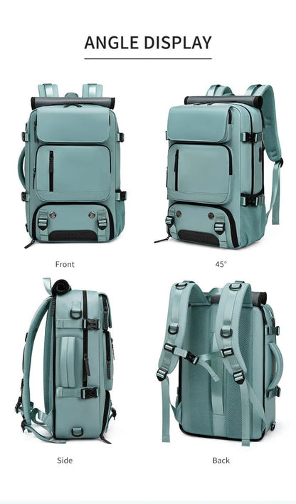 Pack TRAVELMAX - Sac à dos de voyage étanche avec port USB et compartiment à chaussures