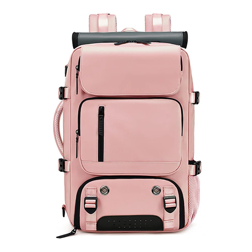 Zaino da viaggio TRAVELMAX impermeabile con porta USB e scomparto per scarpe