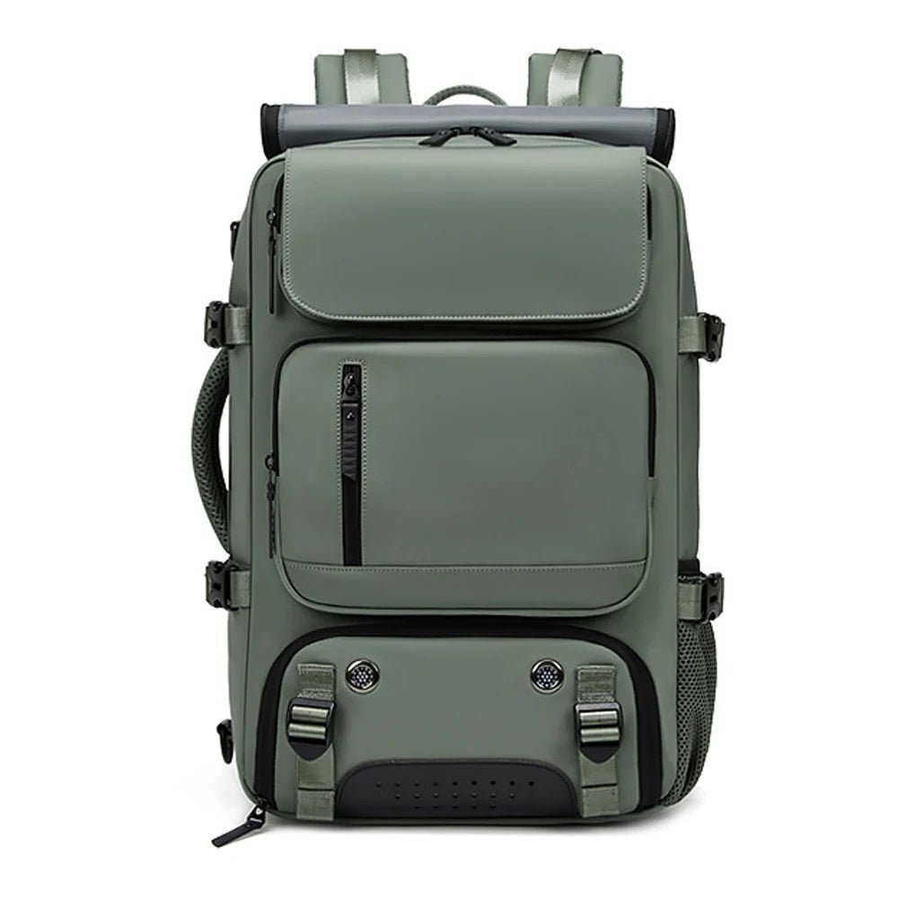 Zaino da viaggio TRAVELMAX impermeabile con porta USB e scomparto per scarpe