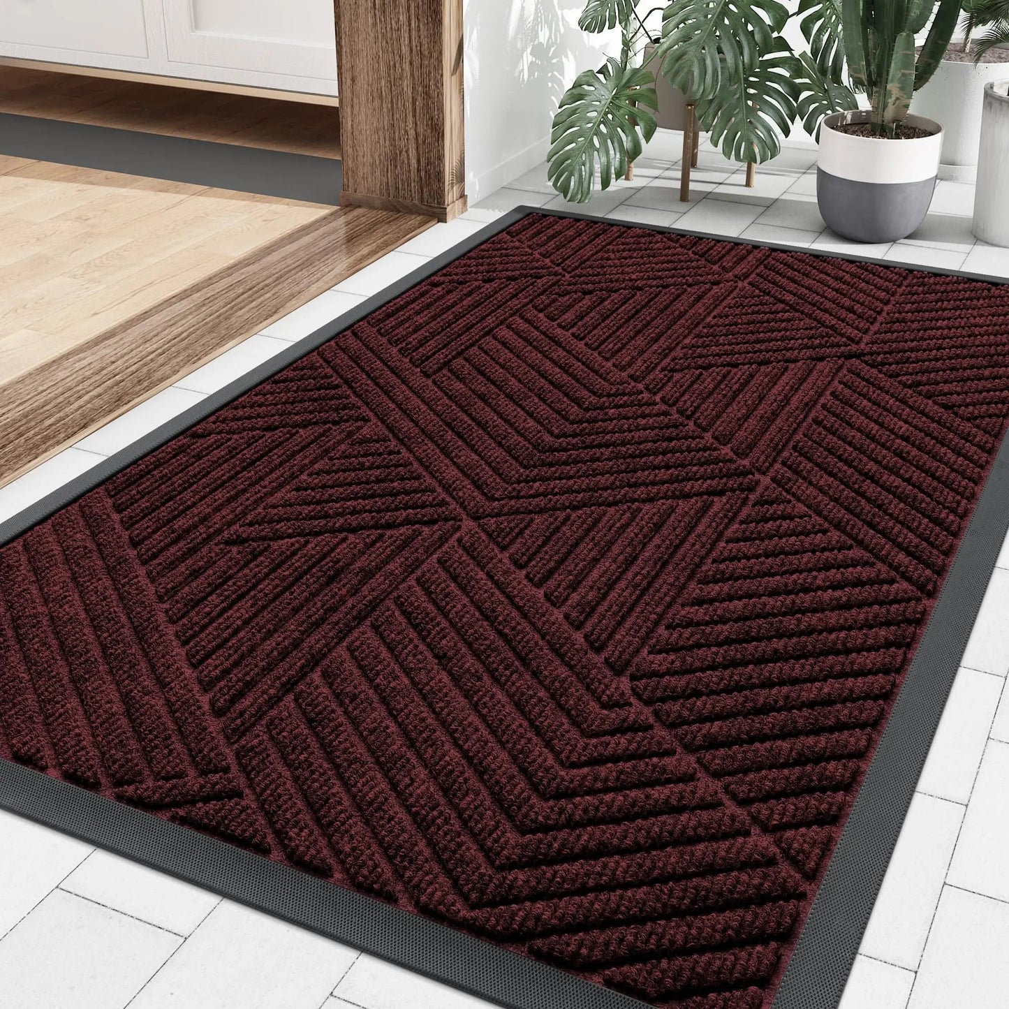 Paillasson Antidérapant Absorbant Intérieur et Extérieur 60x40 cm