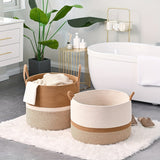 Cesto Boho in Cotone - Contenitore Elegante e Pratico