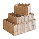 Panier Rangement Osier Tissé à la Main - Élégance Naturelle