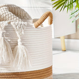 Cesto Portaoggetti in Cotone Boho - Elegante e Pratico