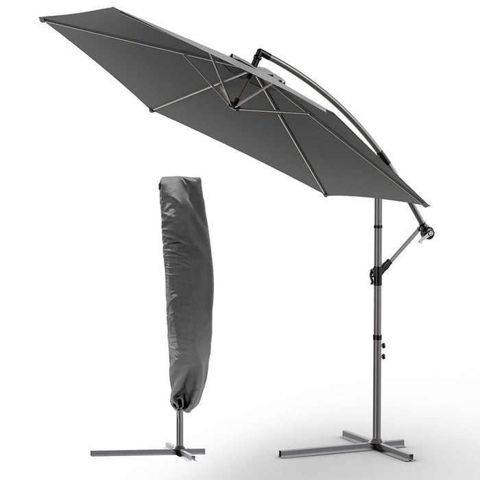 Parasol Déporté 3M avec Housse de Protection - Résistant et Ajustable