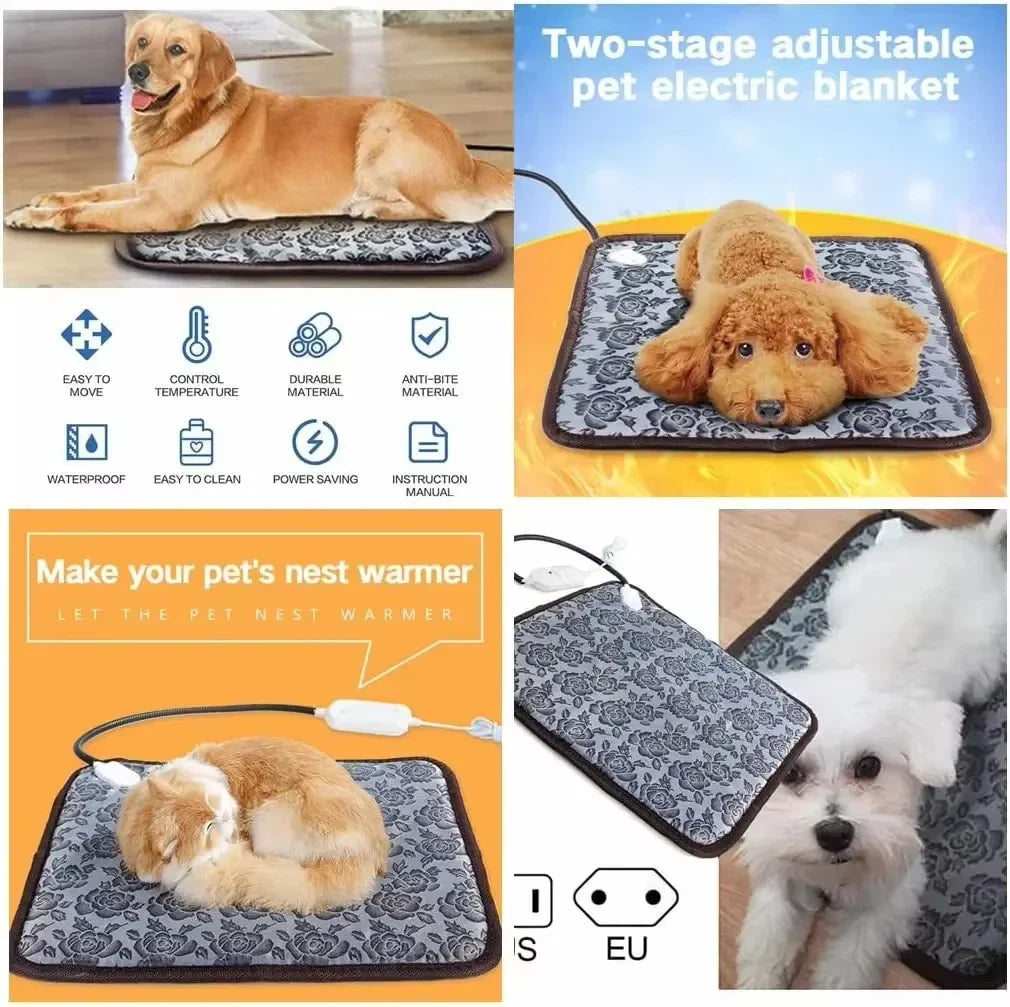 PawTherm - Tapis Chauffant pour Animaux avec Contrôle de Température