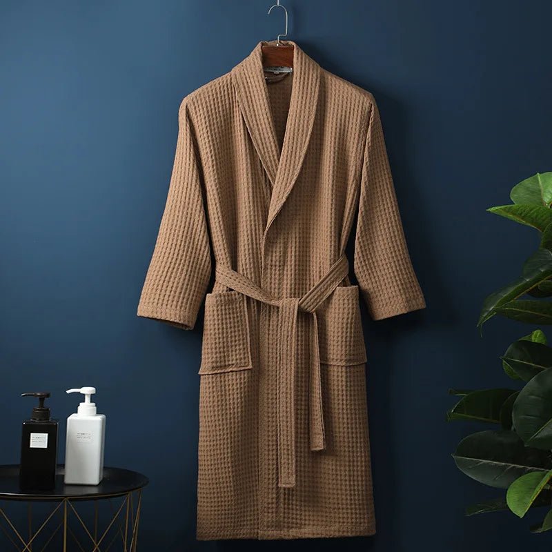 Accappatoio in Cotone Traspirante - Comfort Lussuoso per Donna e Uomo