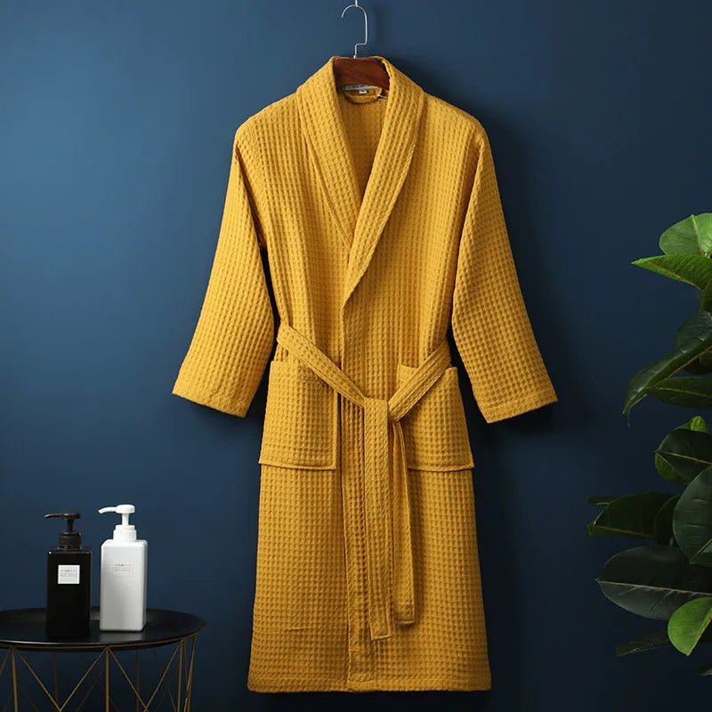 Accappatoio in Cotone Traspirante - Comfort Lussuoso per Donna e Uomo