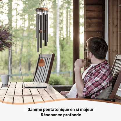 Carillons Éoliens en Aluminium - Sons Profonds et Apaisants