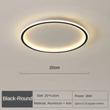 Plafonnier LED Design Rond Scandinave - Éclairage LED Salon Moderne