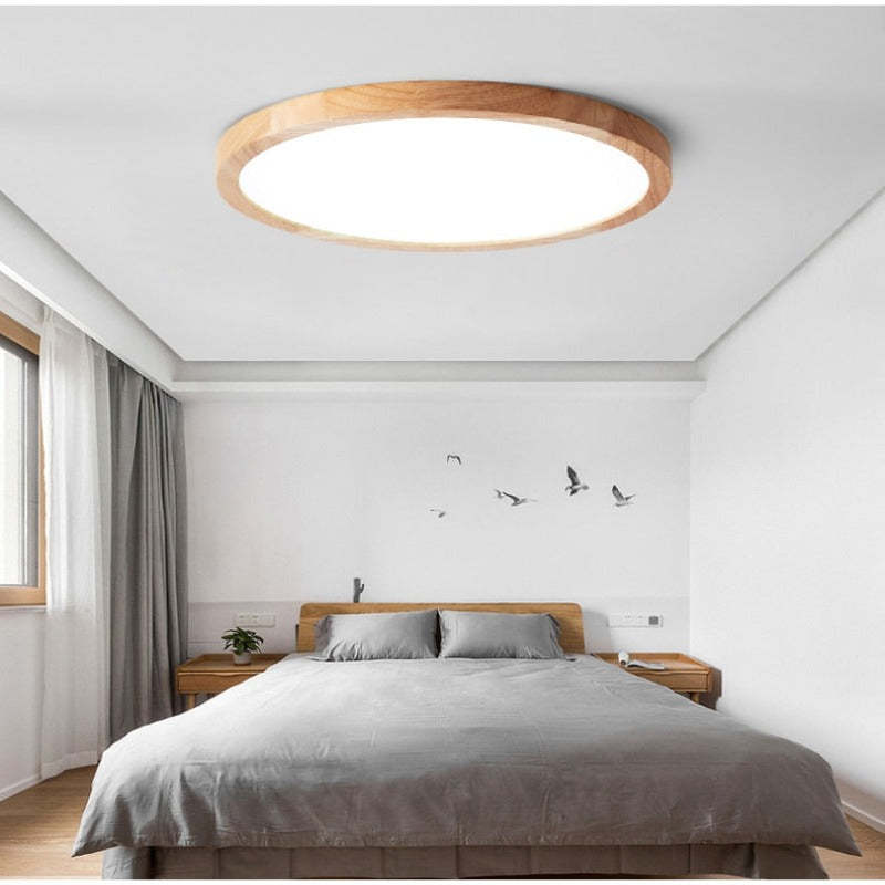 Plafonnier LED Minimaliste à Intensité Variable pour Ambiance Personnalisée