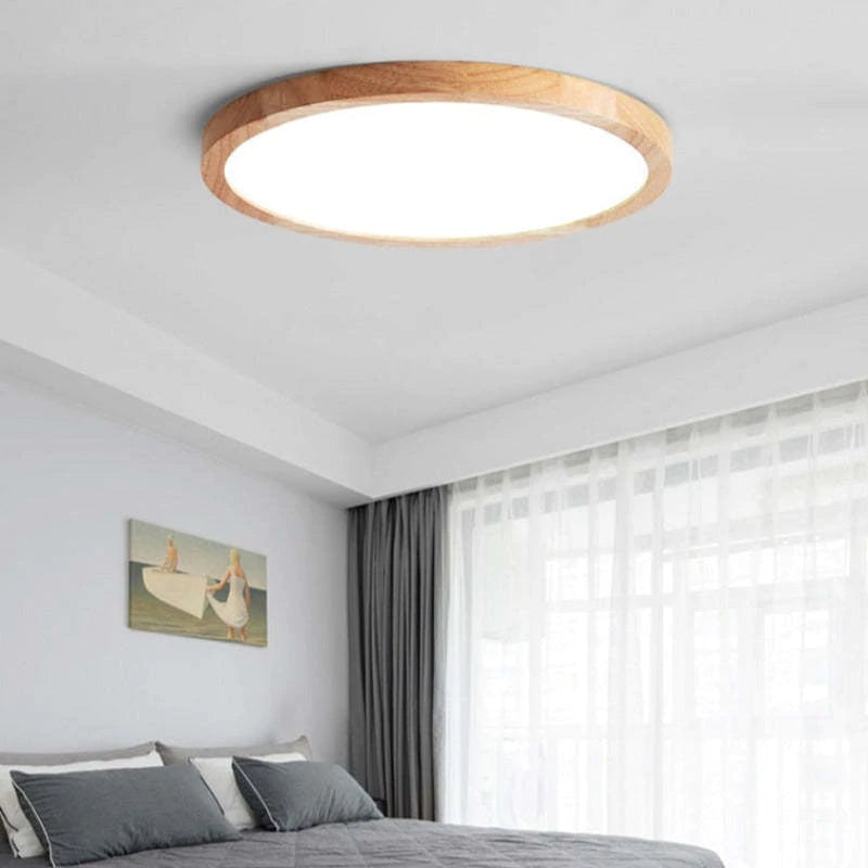 Plafonnier LED Minimaliste à Intensité Variable pour Ambiance Personnalisée