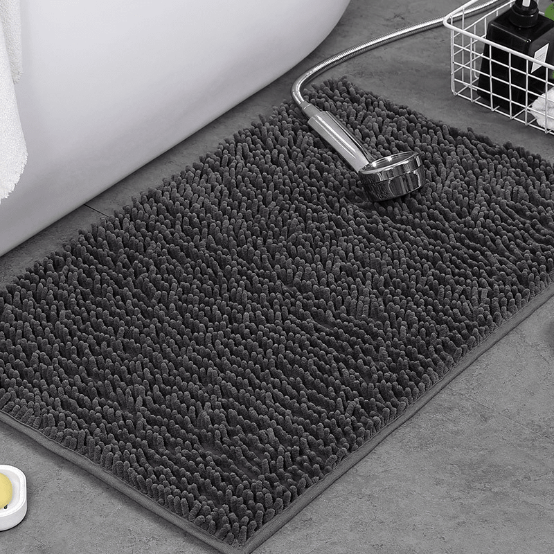 ChenilSoft - Tapis de bain chenille antidérapant
