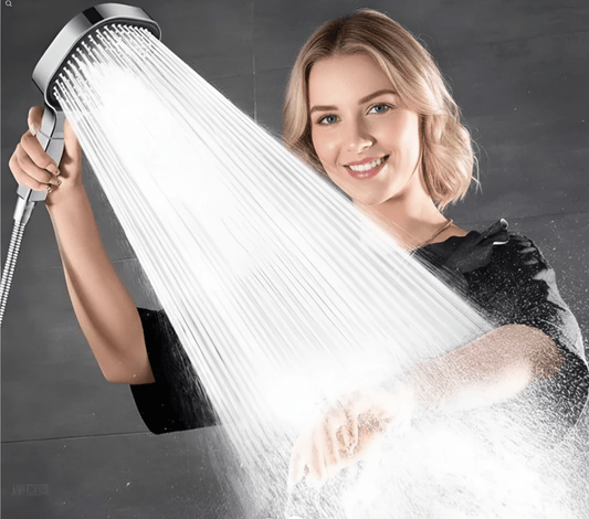 Soffione Doccia Alta Pressione con Turbo Boost e Filtrazione