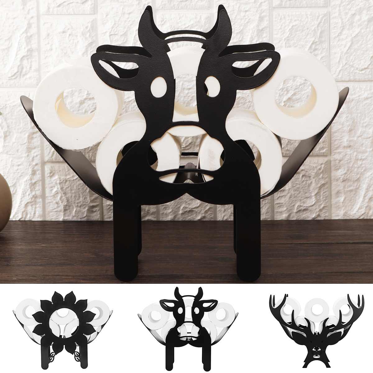 Porta carta igienica a forma di animale - Design giocoso e pratico