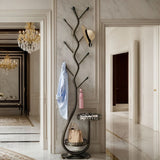 Porte Manteau Arbre Mural Élégant en Fer Design Scandinave
