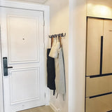 Porte Manteau Mural En Fer Forgé Design Ondulé 3 Crochets