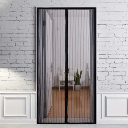 Porte Moustiquaire Aimantée - Installation Facile Sans Outils