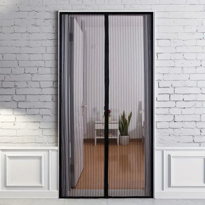 Porte Moustiquaire Aimantée - Installation Facile Sans Outils