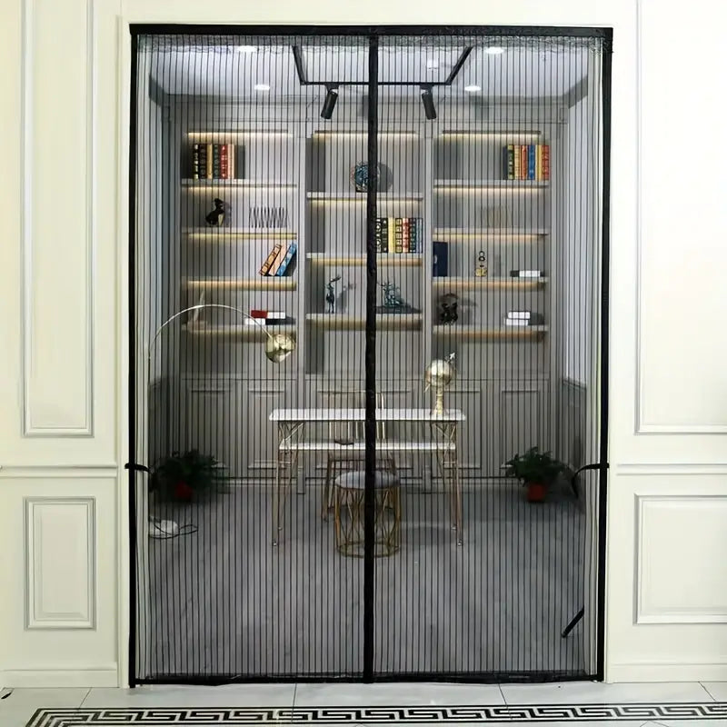 Porte Moustiquaire Aimantée - Installation Facile Sans Outils