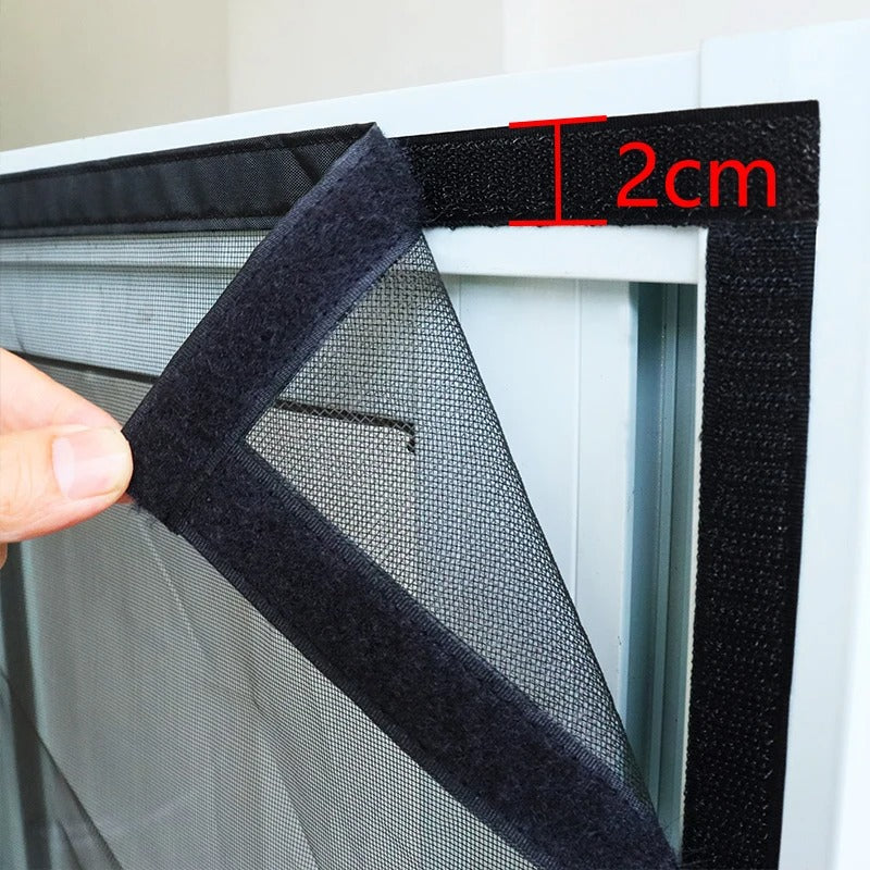 Porte Moustiquaire Aimantée - Installation Facile Sans Outils
