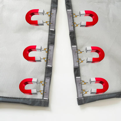 Porte Moustiquaire Aimantée - Installation Facile Sans Outils