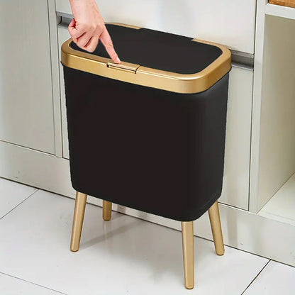 Poubelle Moderne 15 L Anti-Odeurs pour Cuisine et Salle de Bain