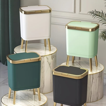 Poubelle Moderne 15 L Anti-Odeurs pour Cuisine et Salle de Bain