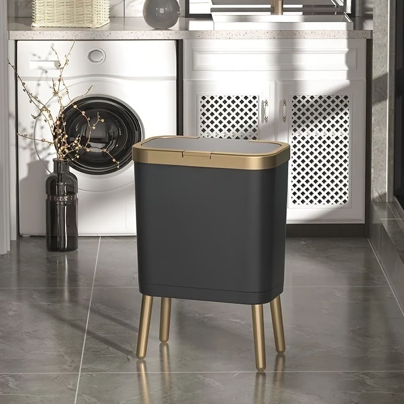 Pattumiera Moderna Anti-Odore da 15 L per Cucina e Bagno