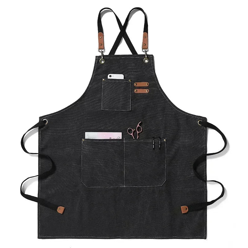 ProWear - Tablier en toile unisexe avec poches pratiques