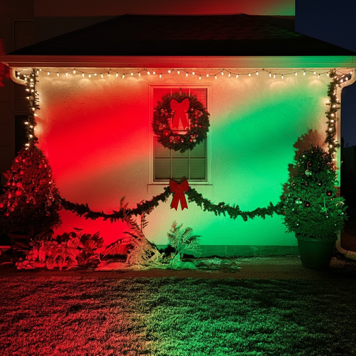 Waterdichte RGB LED Buitenbouwschijnwerper met Afstandsbediening - Buitenverlichting IP65