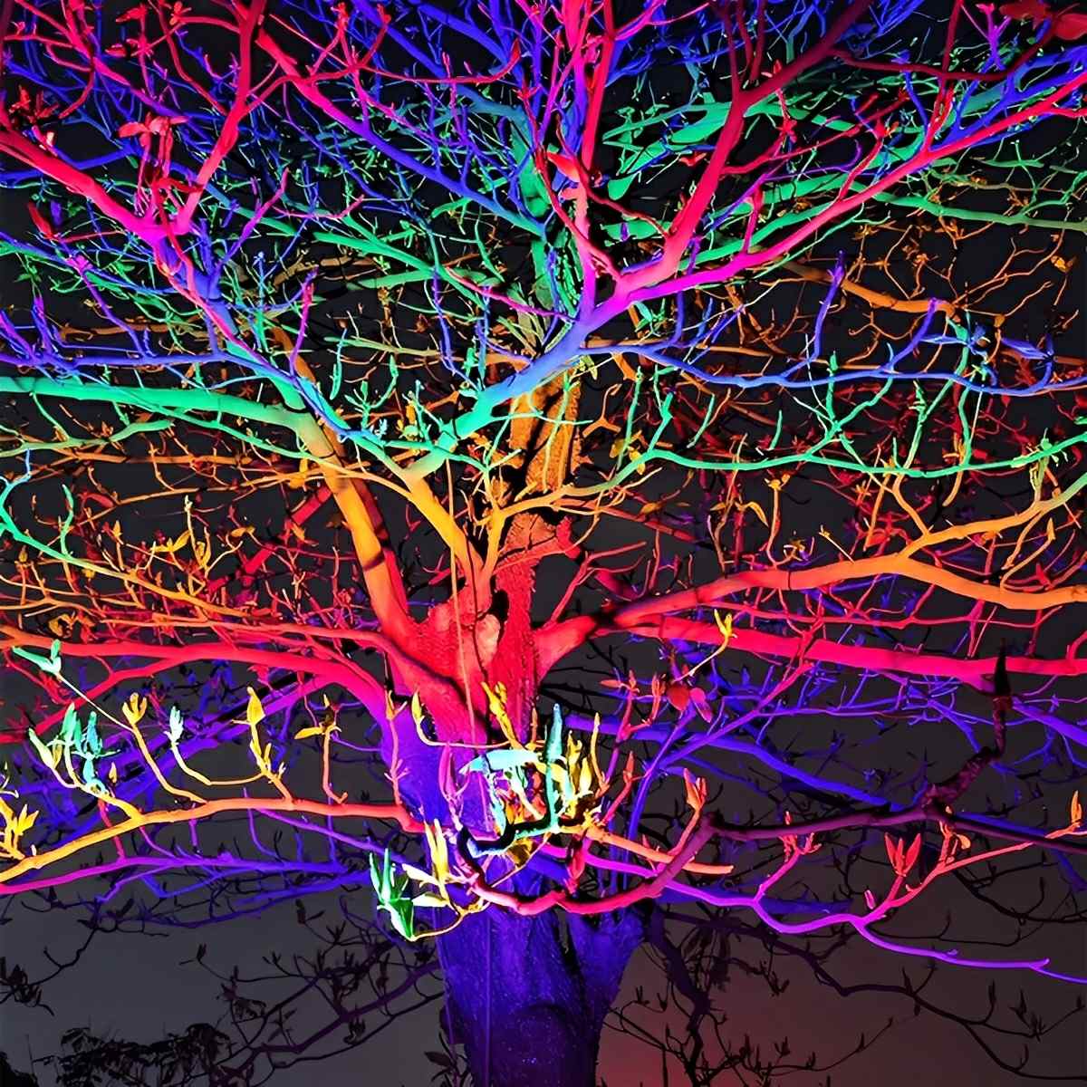 Waterdichte RGB LED Buitenbouwschijnwerper met Afstandsbediening - Buitenverlichting IP65