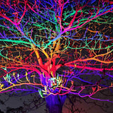 Waterdichte RGB LED Buitenbouwschijnwerper met Afstandsbediening - Buitenverlichting IP65