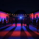Waterdichte RGB LED Buitenbouwschijnwerper met Afstandsbediening - Buitenverlichting IP65