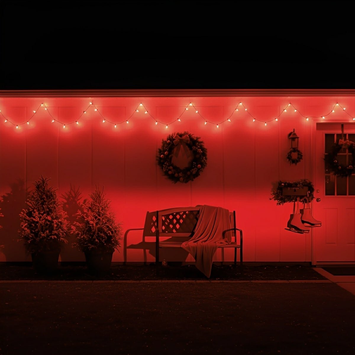 Waterdichte RGB LED Buitenbouwschijnwerper met Afstandsbediening - Buitenverlichting IP65