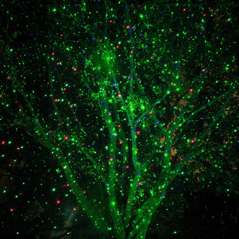 Proiettore laser da esterno - Illuminazione festiva con 1000 LED