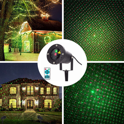 Projecteur de Lumière Laser Extérieur LED - Ambiance Festive et Résistant aux Intempéries